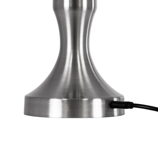 GloboStar® LUNNA 76478 Επαναφορτιζόμενο Επιτραπέζιο Φωτιστικό Πορτατίφ LED 1.5W 105lm 120° DC 5V IP44 CCT Ultra Θερμό 1500K - Φυσικό Λευκό 4500K - Ψυχρό Λευκό 6000K Dimmable Ασημί Πλαστικό - Μ9 x Π9 x Υ23cm - 2 Χρόνια Εγγύηση GloboStar® LUNNA 76478 Επαναφορτιζόμενο Επιτραπέζιο Φωτιστικό Πορτατίφ LED 1.5W 105lm 120° DC 5V IP44 CCT Ultra Θερμό 1500K - Φυσικό Λευκό 4500K - Ψυχρό Λευκό 6000K Dimmable Ασημί Πλαστικό - Μ9 x Π9 x Υ23cm - 2 Χρόνια Εγγύηση