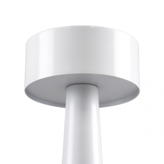 GloboStar® BELLA 76502 Επαναφορτιζόμενο Επιτραπέζιο Φωτιστικό Πορτατίφ LED 1.5W 105lm 120° DC 5V IP44 Θερμό Λευκό 2700K Dimmable Λευκό Αλουμίνιο - Μ9 x Π9 x Υ21cm - 2 Xρόνια Εγγύηση GloboStar® BELLA 76502 Επαναφορτιζόμενο Επιτραπέζιο Φωτιστικό Πορτατίφ LED 1.5W 105lm 120° DC 5V IP44 Θερμό Λευκό 2700K Dimmable Λευκό Αλουμίνιο - Μ9 x Π9 x Υ21cm - 2 Xρόνια Εγγύηση
