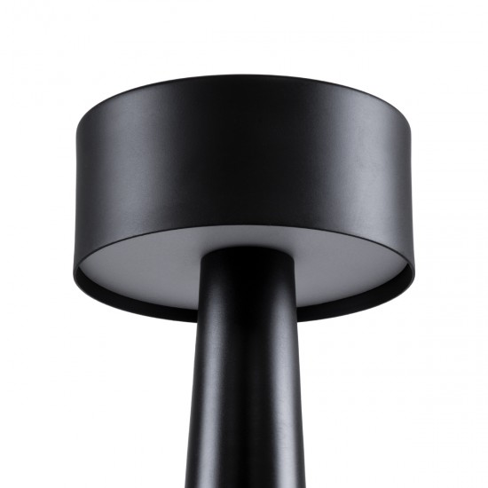 GloboStar® BELLA 76503 Επαναφορτιζόμενο Επιτραπέζιο Φωτιστικό Πορτατίφ LED 1.5W 105lm 120° DC 5V IP44 Θερμό Λευκό 2700K Dimmable Μαύρο Αλουμίνιο - Μ9 x Π9 x Υ21cm - 2 Xρόνια Εγγύηση GloboStar® BELLA 76503 Επαναφορτιζόμενο Επιτραπέζιο Φωτιστικό Πορτατίφ LED 1.5W 105lm 120° DC 5V IP44 Θερμό Λευκό 2700K Dimmable Μαύρο Αλουμίνιο - Μ9 x Π9 x Υ21cm - 2 Xρόνια Εγγύηση