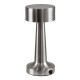GloboStar® BELLA 76504 Επαναφορτιζόμενο Επιτραπέζιο Φωτιστικό Πορτατίφ LED 1.5W 105lm 120° DC 5V IP44 Θερμό Λευκό 2700K Dimmable Ασημί Αλουμίνιο - Μ9 x Π9 x Υ21cm - 2 Xρόνια Εγγύηση GloboStar® BELLA 76504 Επαναφορτιζόμενο Επιτραπέζιο Φωτιστικό Πορτατίφ LED 1.5W 105lm 120° DC 5V IP44 Θερμό Λευκό 2700K Dimmable Ασημί Αλουμίνιο - Μ9 x Π9 x Υ21cm - 2 Xρόνια Εγγύηση