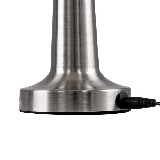 GloboStar® BELLA 76504 Επαναφορτιζόμενο Επιτραπέζιο Φωτιστικό Πορτατίφ LED 1.5W 105lm 120° DC 5V IP44 Θερμό Λευκό 2700K Dimmable Ασημί Αλουμίνιο - Μ9 x Π9 x Υ21cm - 2 Xρόνια Εγγύηση GloboStar® BELLA 76504 Επαναφορτιζόμενο Επιτραπέζιο Φωτιστικό Πορτατίφ LED 1.5W 105lm 120° DC 5V IP44 Θερμό Λευκό 2700K Dimmable Ασημί Αλουμίνιο - Μ9 x Π9 x Υ21cm - 2 Xρόνια Εγγύηση