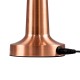 GloboStar® BELLA 76505 Επαναφορτιζόμενο Επιτραπέζιο Φωτιστικό Πορτατίφ LED 1.5W 105lm 120° DC 5V IP44 Θερμό Λευκό 2700K Dimmable Χάλκινο Αλουμίνιο - Μ9 x Π9 x Υ21cm - 2 Xρόνια Εγγύηση