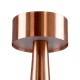 GloboStar® BELLA 76505 Επαναφορτιζόμενο Επιτραπέζιο Φωτιστικό Πορτατίφ LED 1.5W 105lm 120° DC 5V IP44 Θερμό Λευκό 2700K Dimmable Χάλκινο Αλουμίνιο - Μ9 x Π9 x Υ21cm - 2 Xρόνια Εγγύηση