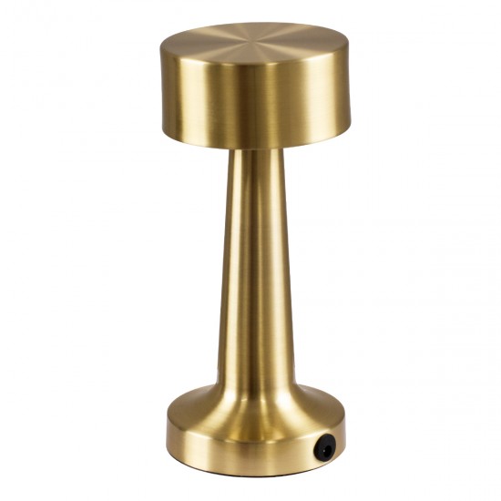GloboStar® BELLA 76506 Επαναφορτιζόμενο Επιτραπέζιο Φωτιστικό Πορτατίφ LED 1.5W 105lm 120° DC 5V IP44 Θερμό Λευκό 2700K Dimmable Χρυσό Αλουμίνιο - Μ9 x Π9 x Υ21cm - 2 Xρόνια Εγγύηση GloboStar® BELLA 76506 Επαναφορτιζόμενο Επιτραπέζιο Φωτιστικό Πορτατίφ LED 1.5W 105lm 120° DC 5V IP44 Θερμό Λευκό 2700K Dimmable Χρυσό Αλουμίνιο - Μ9 x Π9 x Υ21cm - 2 Xρόνια Εγγύηση