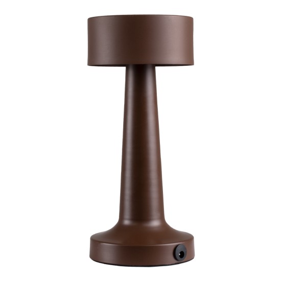 GloboStar® BELLA 76507 Επαναφορτιζόμενο Επιτραπέζιο Φωτιστικό Πορτατίφ LED 1.5W 105lm 120° DC 5V IP44 Θερμό Λευκό 2700K Dimmable Καφέ Αλουμίνιο - Μ9 x Π9 x Υ21cm - 2 Xρόνια Εγγύηση GloboStar® BELLA 76507 Επαναφορτιζόμενο Επιτραπέζιο Φωτιστικό Πορτατίφ LED 1.5W 105lm 120° DC 5V IP44 Θερμό Λευκό 2700K Dimmable Καφέ Αλουμίνιο - Μ9 x Π9 x Υ21cm - 2 Xρόνια Εγγύηση