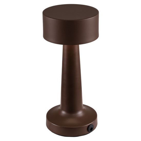 GloboStar® BELLA 76507 Επαναφορτιζόμενο Επιτραπέζιο Φωτιστικό Πορτατίφ LED 1.5W 105lm 120° DC 5V IP44 Θερμό Λευκό 2700K Dimmable Καφέ Αλουμίνιο - Μ9 x Π9 x Υ21cm - 2 Xρόνια Εγγύηση GloboStar® BELLA 76507 Επαναφορτιζόμενο Επιτραπέζιο Φωτιστικό Πορτατίφ LED 1.5W 105lm 120° DC 5V IP44 Θερμό Λευκό 2700K Dimmable Καφέ Αλουμίνιο - Μ9 x Π9 x Υ21cm - 2 Xρόνια Εγγύηση