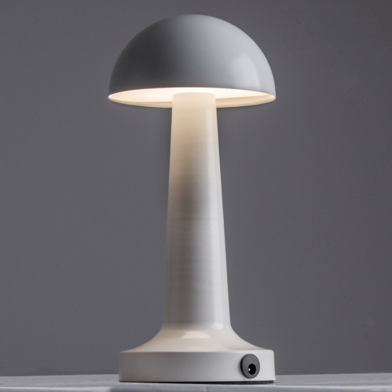 GloboStar® COCO 76508 Επαναφορτιζόμενο Επιτραπέζιο Φωτιστικό Πορτατίφ LED 1.5W 105lm 120° DC 5V IP44 Θερμό Λευκό 2700K Dimmable Λευκό Αλουμίνιο - Μ10 x Π10 x Υ22cm - 2 Xρόνια Εγγύηση GloboStar® COCO 76508 Επαναφορτιζόμενο Επιτραπέζιο Φωτιστικό Πορτατίφ LED 1.5W 105lm 120° DC 5V IP44 Θερμό Λευκό 2700K Dimmable Λευκό Αλουμίνιο - Μ10 x Π10 x Υ22cm - 2 Xρόνια Εγγύηση