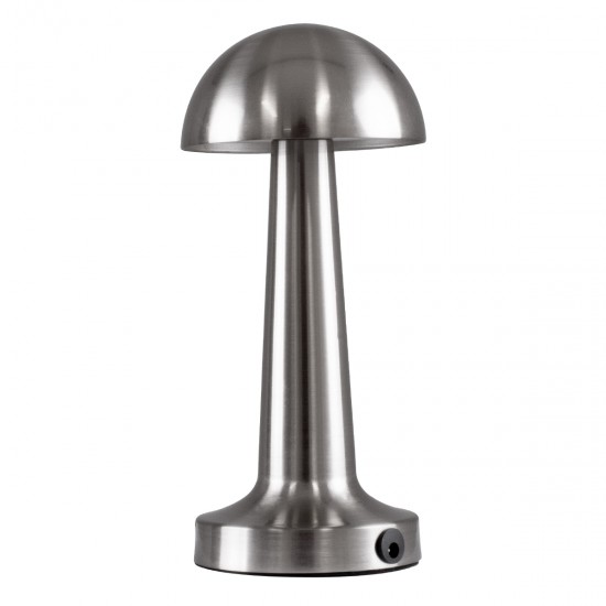 GloboStar® COCO 76510 Επαναφορτιζόμενο Επιτραπέζιο Φωτιστικό Πορτατίφ LED 1.5W 105lm 120° DC 5V IP44 Θερμό Λευκό 2700K Dimmable Ασημί Αλουμίνιο - Μ10 x Π10 x Υ22cm - 2 Xρόνια Εγγύηση GloboStar® COCO 76510 Επαναφορτιζόμενο Επιτραπέζιο Φωτιστικό Πορτατίφ LED 1.5W 105lm 120° DC 5V IP44 Θερμό Λευκό 2700K Dimmable Ασημί Αλουμίνιο - Μ10 x Π10 x Υ22cm - 2 Xρόνια Εγγύηση