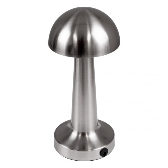 GloboStar® COCO 76510 Επαναφορτιζόμενο Επιτραπέζιο Φωτιστικό Πορτατίφ LED 1.5W 105lm 120° DC 5V IP44 Θερμό Λευκό 2700K Dimmable Ασημί Αλουμίνιο - Μ10 x Π10 x Υ22cm - 2 Xρόνια Εγγύηση GloboStar® COCO 76510 Επαναφορτιζόμενο Επιτραπέζιο Φωτιστικό Πορτατίφ LED 1.5W 105lm 120° DC 5V IP44 Θερμό Λευκό 2700K Dimmable Ασημί Αλουμίνιο - Μ10 x Π10 x Υ22cm - 2 Xρόνια Εγγύηση