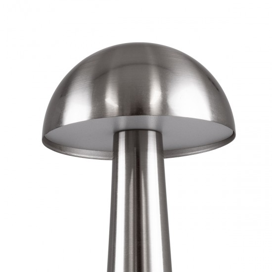 GloboStar® COCO 76510 Επαναφορτιζόμενο Επιτραπέζιο Φωτιστικό Πορτατίφ LED 1.5W 105lm 120° DC 5V IP44 Θερμό Λευκό 2700K Dimmable Ασημί Αλουμίνιο - Μ10 x Π10 x Υ22cm - 2 Xρόνια Εγγύηση GloboStar® COCO 76510 Επαναφορτιζόμενο Επιτραπέζιο Φωτιστικό Πορτατίφ LED 1.5W 105lm 120° DC 5V IP44 Θερμό Λευκό 2700K Dimmable Ασημί Αλουμίνιο - Μ10 x Π10 x Υ22cm - 2 Xρόνια Εγγύηση