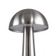 GloboStar® COCO 76510 Επαναφορτιζόμενο Επιτραπέζιο Φωτιστικό Πορτατίφ LED 1.5W 105lm 120° DC 5V IP44 Θερμό Λευκό 2700K Dimmable Ασημί Αλουμίνιο - Μ10 x Π10 x Υ22cm - 2 Xρόνια Εγγύηση GloboStar® COCO 76510 Επαναφορτιζόμενο Επιτραπέζιο Φωτιστικό Πορτατίφ LED 1.5W 105lm 120° DC 5V IP44 Θερμό Λευκό 2700K Dimmable Ασημί Αλουμίνιο - Μ10 x Π10 x Υ22cm - 2 Xρόνια Εγγύηση