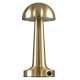 GloboStar® COCO 76512 Επαναφορτιζόμενο Επιτραπέζιο Φωτιστικό Πορτατίφ LED 1.5W 105lm 120° DC 5V IP44 Θερμό Λευκό 2700K Dimmable Χρυσό Αλουμίνιο - Μ10 x Π10 x Υ22cm - 2 Xρόνια Εγγύηση