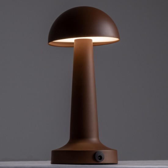 GloboStar® COCO 76513 Επαναφορτιζόμενο Επιτραπέζιο Φωτιστικό Πορτατίφ LED 1.5W 105lm 120° DC 5V IP44 Θερμό Λευκό 2700K Dimmable Καφέ Αλουμίνιο - Μ10 x Π10 x Υ22cm - 2 Xρόνια Εγγύηση GloboStar® COCO 76513 Επαναφορτιζόμενο Επιτραπέζιο Φωτιστικό Πορτατίφ LED 1.5W 105lm 120° DC 5V IP44 Θερμό Λευκό 2700K Dimmable Καφέ Αλουμίνιο - Μ10 x Π10 x Υ22cm - 2 Xρόνια Εγγύηση