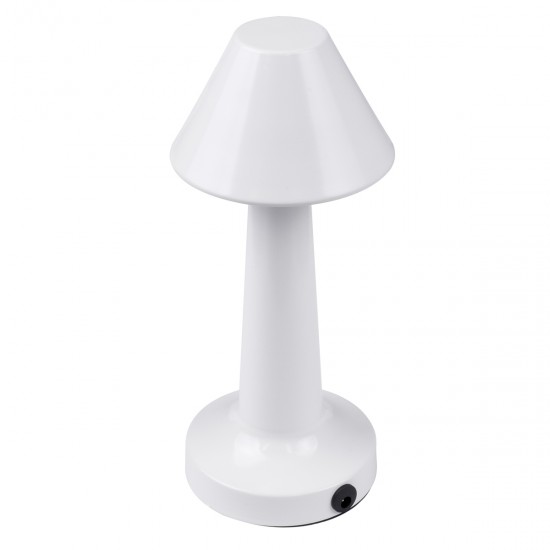 GloboStar® MOLLY 76514 Επαναφορτιζόμενο Επιτραπέζιο Φωτιστικό Πορτατίφ LED 1.5W 105lm 120° DC 5V IP44 Θερμό Λευκό 2700K Dimmable Λευκό Αλουμίνιο - Μ10 x Π10 x Υ23cm - 2 Xρόνια Εγγύηση GloboStar® MOLLY 76514 Επαναφορτιζόμενο Επιτραπέζιο Φωτιστικό Πορτατίφ LED 1.5W 105lm 120° DC 5V IP44 Θερμό Λευκό 2700K Dimmable Λευκό Αλουμίνιο - Μ10 x Π10 x Υ23cm - 2 Xρόνια Εγγύηση