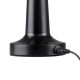 GloboStar® MOLLY 76515 Επαναφορτιζόμενο Επιτραπέζιο Φωτιστικό Πορτατίφ LED 1.5W 105lm 120° DC 5V IP44 Θερμό Λευκό 2700K Dimmable Μαύρο Αλουμίνιο - Μ10 x Π10 x Υ23cm - 2 Xρόνια Εγγύηση