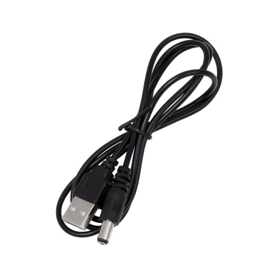 GloboStar® MOLLY 76515 Επαναφορτιζόμενο Επιτραπέζιο Φωτιστικό Πορτατίφ LED 1.5W 105lm 120° DC 5V IP44 Θερμό Λευκό 2700K Dimmable Μαύρο Αλουμίνιο - Μ10 x Π10 x Υ23cm - 2 Xρόνια Εγγύηση