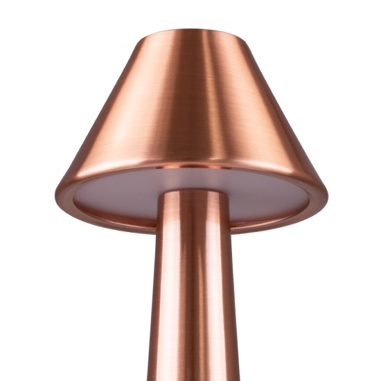 GloboStar® MOLLY 76517 Επαναφορτιζόμενο Επιτραπέζιο Φωτιστικό Πορτατίφ LED 1.5W 105lm 120° DC 5V IP44 Θερμό Λευκό 2700K Dimmable Χάλκινο Αλουμίνιο - Μ10 x Π10 x Υ23cm - 2 Xρόνια Εγγύηση GloboStar® MOLLY 76517 Επαναφορτιζόμενο Επιτραπέζιο Φωτιστικό Πορτατίφ LED 1.5W 105lm 120° DC 5V IP44 Θερμό Λευκό 2700K Dimmable Χάλκινο Αλουμίνιο - Μ10 x Π10 x Υ23cm - 2 Xρόνια Εγγύηση