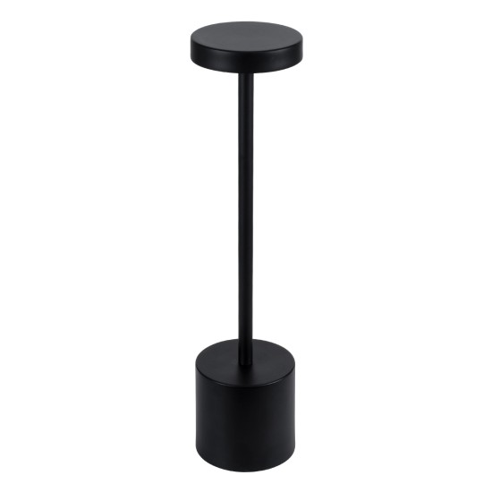 GloboStar® JOJO 76520 Επαναφορτιζόμενο Επιτραπέζιο Φωτιστικό Πορτατίφ LED 1.5W 105lm 120° DC 5V IP44 CCT Ultra Θερμό 1500K - Φυσικό Λευκό 4500K - Ψυχρό Λευκό 6000K Dimmable Μαύρο Αλουμίνιο - Μ8 x Π8 x Υ34cm - 2 Χρόνια Εγγύηση GloboStar® JOJO 76520 Επαναφορτιζόμενο Επιτραπέζιο Φωτιστικό Πορτατίφ LED 1.5W 105lm 120° DC 5V IP44 CCT Ultra Θερμό 1500K - Φυσικό Λευκό 4500K - Ψυχρό Λευκό 6000K Dimmable Μαύρο Αλουμίνιο - Μ8 x Π8 x Υ34cm - 2 Χρόνια Εγγύηση