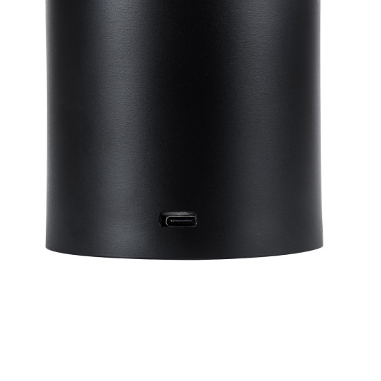 GloboStar® JOJO 76520 Επαναφορτιζόμενο Επιτραπέζιο Φωτιστικό Πορτατίφ LED 1.5W 105lm 120° DC 5V IP44 CCT Ultra Θερμό 1500K - Φυσικό Λευκό 4500K - Ψυχρό Λευκό 6000K Dimmable Μαύρο Αλουμίνιο - Μ8 x Π8 x Υ34cm - 2 Χρόνια Εγγύηση GloboStar® JOJO 76520 Επαναφορτιζόμενο Επιτραπέζιο Φωτιστικό Πορτατίφ LED 1.5W 105lm 120° DC 5V IP44 CCT Ultra Θερμό 1500K - Φυσικό Λευκό 4500K - Ψυχρό Λευκό 6000K Dimmable Μαύρο Αλουμίνιο - Μ8 x Π8 x Υ34cm - 2 Χρόνια Εγγύηση
