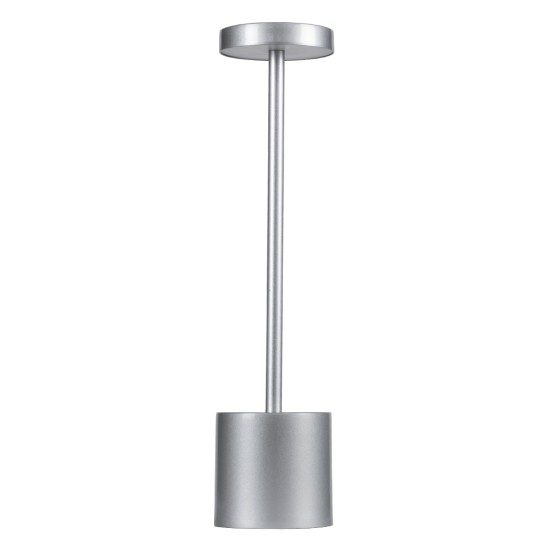 GloboStar® JOJO 76521 Επαναφορτιζόμενο Επιτραπέζιο Φωτιστικό Πορτατίφ LED 1.5W 105lm 120° DC 5V IP44 CCT Ultra Θερμό 1500K - Φυσικό Λευκό 4500K - Ψυχρό Λευκό 6000K Dimmable Ασημί Αλουμίνιο - Μ8 x Π8 x Υ34cm - 2 Χρόνια Εγγύηση GloboStar® JOJO 76521 Επαναφορτιζόμενο Επιτραπέζιο Φωτιστικό Πορτατίφ LED 1.5W 105lm 120° DC 5V IP44 CCT Ultra Θερμό 1500K - Φυσικό Λευκό 4500K - Ψυχρό Λευκό 6000K Dimmable Ασημί Αλουμίνιο - Μ8 x Π8 x Υ34cm - 2 Χρόνια Εγγύηση