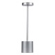 GloboStar® JOJO 76521 Επαναφορτιζόμενο Επιτραπέζιο Φωτιστικό Πορτατίφ LED 1.5W 105lm 120° DC 5V IP44 CCT Ultra Θερμό 1500K - Φυσικό Λευκό 4500K - Ψυχρό Λευκό 6000K Dimmable Ασημί Αλουμίνιο - Μ8 x Π8 x Υ34cm - 2 Χρόνια Εγγύηση GloboStar® JOJO 76521 Επαναφορτιζόμενο Επιτραπέζιο Φωτιστικό Πορτατίφ LED 1.5W 105lm 120° DC 5V IP44 CCT Ultra Θερμό 1500K - Φυσικό Λευκό 4500K - Ψυχρό Λευκό 6000K Dimmable Ασημί Αλουμίνιο - Μ8 x Π8 x Υ34cm - 2 Χρόνια Εγγύηση
