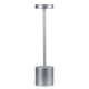 GloboStar® JOJO 76521 Επαναφορτιζόμενο Επιτραπέζιο Φωτιστικό Πορτατίφ LED 1.5W 105lm 120° DC 5V IP44 CCT Ultra Θερμό 1500K - Φυσικό Λευκό 4500K - Ψυχρό Λευκό 6000K Dimmable Ασημί Αλουμίνιο - Μ8 x Π8 x Υ34cm - 2 Χρόνια Εγγύηση GloboStar® JOJO 76521 Επαναφορτιζόμενο Επιτραπέζιο Φωτιστικό Πορτατίφ LED 1.5W 105lm 120° DC 5V IP44 CCT Ultra Θερμό 1500K - Φυσικό Λευκό 4500K - Ψυχρό Λευκό 6000K Dimmable Ασημί Αλουμίνιο - Μ8 x Π8 x Υ34cm - 2 Χρόνια Εγγύηση