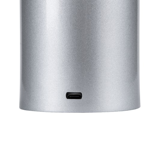 GloboStar® JOJO 76521 Επαναφορτιζόμενο Επιτραπέζιο Φωτιστικό Πορτατίφ LED 1.5W 105lm 120° DC 5V IP44 CCT Ultra Θερμό 1500K - Φυσικό Λευκό 4500K - Ψυχρό Λευκό 6000K Dimmable Ασημί Αλουμίνιο - Μ8 x Π8 x Υ34cm - 2 Χρόνια Εγγύηση GloboStar® JOJO 76521 Επαναφορτιζόμενο Επιτραπέζιο Φωτιστικό Πορτατίφ LED 1.5W 105lm 120° DC 5V IP44 CCT Ultra Θερμό 1500K - Φυσικό Λευκό 4500K - Ψυχρό Λευκό 6000K Dimmable Ασημί Αλουμίνιο - Μ8 x Π8 x Υ34cm - 2 Χρόνια Εγγύηση