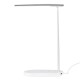 GLOBOSTAR® ONO 76531 Μοντέρνο Επιτραπέζιο Φωτιστικό Γραφείου με Ασύρματη Φόρτιση 10W 2A LED 5W 500lm 180° DC 5V με USB IP20 Ρυθμιζόμενο Λευκό CCT με Αφή 2700K/4500K/6000K Dimmable - Sanan SMD Chip - Λευκό - Μ25 x Π10.5 x Υ35.5cm - 2 Χρόνια Εγγύηση