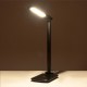 GLOBOSTAR® ONO 76533 Μοντέρνο Επιτραπέζιο Φωτιστικό Γραφείου με Ασύρματη Φόρτιση 10W 2A LED 3.5W 350lm 90° DC 5V με USB-C IP20 Ρυθμιζόμενο Λευκό CCT με Αφή 2700K/4500K/6000K Dimmable - Sanan SMD Chip - Μαύρο - Μ18 x Π12 x Υ36cm - 2 Χρόνια Εγγύηση
