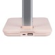 GLOBOSTAR® ONO 76533 Μοντέρνο Επιτραπέζιο Φωτιστικό Γραφείου με Ασύρματη Φόρτιση 10W 2A LED 3.5W 350lm 90° DC 5V με USB-C IP20 Ρυθμιζόμενο Λευκό CCT με Αφή 2700K/4500K/6000K Dimmable - Sanan SMD Chip - Μαύρο - Μ18 x Π12 x Υ36cm - 2 Χρόνια Εγγύηση