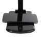 GLOBOSTAR® ONO 76533 Μοντέρνο Επιτραπέζιο Φωτιστικό Γραφείου με Ασύρματη Φόρτιση 10W 2A LED 3.5W 350lm 90° DC 5V με USB-C IP20 Ρυθμιζόμενο Λευκό CCT με Αφή 2700K/4500K/6000K Dimmable - Sanan SMD Chip - Μαύρο - Μ18 x Π12 x Υ36cm - 2 Χρόνια Εγγύηση