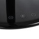 GLOBOSTAR® ONO 76533 Μοντέρνο Επιτραπέζιο Φωτιστικό Γραφείου με Ασύρματη Φόρτιση 10W 2A LED 3.5W 350lm 90° DC 5V με USB-C IP20 Ρυθμιζόμενο Λευκό CCT με Αφή 2700K/4500K/6000K Dimmable - Sanan SMD Chip - Μαύρο - Μ18 x Π12 x Υ36cm - 2 Χρόνια Εγγύηση