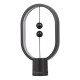 GloboStar® 76544 Επιτραπέζιο Φωτιστικό Πορτατίφ LED 15W 1500lm 360° DC 5V IP20 Θερμό Λευκό 2700K Μαύρο & Λευκό Πλαστικό - Μ14 x Π5.5 x Υ24.8cm - 2 Xρόνια Εγγύηση