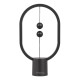 GloboStar® 76544 Επιτραπέζιο Φωτιστικό Πορτατίφ LED 15W 1500lm 360° DC 5V IP20 Θερμό Λευκό 2700K Μαύρο & Λευκό Πλαστικό - Μ14 x Π5.5 x Υ24.8cm - 2 Xρόνια Εγγύηση
