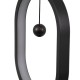GloboStar® 76544 Επιτραπέζιο Φωτιστικό Πορτατίφ LED 15W 1500lm 360° DC 5V IP20 Θερμό Λευκό 2700K Μαύρο & Λευκό Πλαστικό - Μ14 x Π5.5 x Υ24.8cm - 2 Xρόνια Εγγύηση