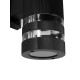 GLOBOSTAR® ORION 77886 Μοντέρνο Φωτιστικό Τοίχου - Απλίκα με Ντουί 1 x GU10 AC 220-240V Αδιάβροχο IP65 - Μαύρο Ματ - Μ9 x Π15.5 x Υ22cm