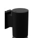 GLOBOSTAR® ORION 77886 Μοντέρνο Φωτιστικό Τοίχου - Απλίκα με Ντουί 1 x GU10 AC 220-240V Αδιάβροχο IP65 - Μαύρο Ματ - Μ9 x Π15.5 x Υ22cm