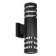 GLOBOSTAR® ORION 77887 Μοντέρνο Φωτιστικό Τοίχου - Απλίκα με Ντουί 2 x GU10 AC 220-240V Αδιάβροχο IP65 - Μαύρο Ματ - Μ9 x Π15 x Υ35.5cm GLOBOSTAR® ORION 77887 Μοντέρνο Φωτιστικό Τοίχου - Απλίκα με Ντουί 2 x GU10 AC 220-240V Αδιάβροχο IP65 - Μαύρο Ματ - Μ9 x Π15 x Υ35.5cm