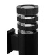 GLOBOSTAR® ORION 77887 Μοντέρνο Φωτιστικό Τοίχου - Απλίκα με Ντουί 2 x GU10 AC 220-240V Αδιάβροχο IP65 - Μαύρο Ματ - Μ9 x Π15 x Υ35.5cm GLOBOSTAR® ORION 77887 Μοντέρνο Φωτιστικό Τοίχου - Απλίκα με Ντουί 2 x GU10 AC 220-240V Αδιάβροχο IP65 - Μαύρο Ματ - Μ9 x Π15 x Υ35.5cm