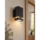 GLOBOSTAR® QUATRO 77896 Μοντέρνο Φωτιστικό Τοίχου - Απλίκα με Ντουί 1 x GU10 AC 220-240V Αδιάβροχο IP65 - Μαύρο Ματ - Μ11 x Π13 x Υ17.5cm GLOBOSTAR® QUATRO 77896 Μοντέρνο Φωτιστικό Τοίχου - Απλίκα με Ντουί 1 x GU10 AC 220-240V Αδιάβροχο IP65 - Μαύρο Ματ - Μ11 x Π13 x Υ17.5cm