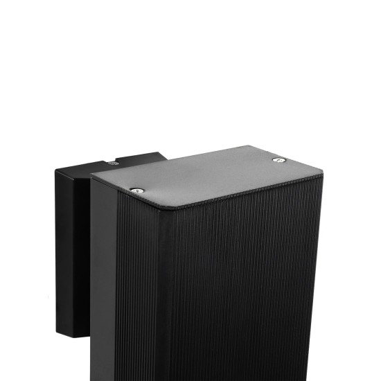 GLOBOSTAR® QUATRO 77896 Μοντέρνο Φωτιστικό Τοίχου - Απλίκα με Ντουί 1 x GU10 AC 220-240V Αδιάβροχο IP65 - Μαύρο Ματ - Μ11 x Π13 x Υ17.5cm GLOBOSTAR® QUATRO 77896 Μοντέρνο Φωτιστικό Τοίχου - Απλίκα με Ντουί 1 x GU10 AC 220-240V Αδιάβροχο IP65 - Μαύρο Ματ - Μ11 x Π13 x Υ17.5cm