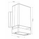 GLOBOSTAR® QUATRO 77896 Μοντέρνο Φωτιστικό Τοίχου - Απλίκα με Ντουί 1 x GU10 AC 220-240V Αδιάβροχο IP65 - Μαύρο Ματ - Μ11 x Π13 x Υ17.5cm GLOBOSTAR® QUATRO 77896 Μοντέρνο Φωτιστικό Τοίχου - Απλίκα με Ντουί 1 x GU10 AC 220-240V Αδιάβροχο IP65 - Μαύρο Ματ - Μ11 x Π13 x Υ17.5cm