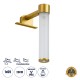GLOBOSTAR® ELSA 60405 Μοντέρνο Φωτιστικό Τοίχου - Απλίκα Καθρέπτη Μπάνιου με Ντουί 1 x G9 AC 220-240V IP44 - Χρυσό & Λευκό - Μ3.5 x Π13.5 x Υ20cm GLOBOSTAR® ELSA 60405 Μοντέρνο Φωτιστικό Τοίχου - Απλίκα Καθρέπτη Μπάνιου με Ντουί 1 x G9 AC 220-240V IP44 - Χρυσό & Λευκό - Μ3.5 x Π13.5 x Υ20cm