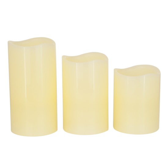 GloboStar® 79556 ΣΕΤ 3 Διακοσμητικών Realistic Κεριών Παραφίνης με LED Εφέ Κινούμενης Φλόγας - Μπαταρίας & Ασύρματο Χειριστήριο IR Πολύχρωμα RGB Dimmable GloboStar® 79556 ΣΕΤ 3 Διακοσμητικών Realistic Κεριών Παραφίνης με LED Εφέ Κινούμενης Φλόγας - Μπαταρίας & Ασύρματο Χειριστήριο IR Πολύχρωμα RGB Dimmable