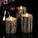 GLOBOSTAR® EVERFLAME 79562 Διακοσμητικό Κερί Παραφίνης με Εφέ Κινούμενης Φλόγας & IR Ασύρματο Χειριστήριο LED 0.5W 25lm 120° DC 3V με 2xAA Μπαταρίες IP20 Θερμό Λευκό 2700K Dimmable - Μ7.5 x Π7.5 x Υ15cm - Πακέτο 3 Τεμαχίων - 1 Χρόνο Εγγύηση