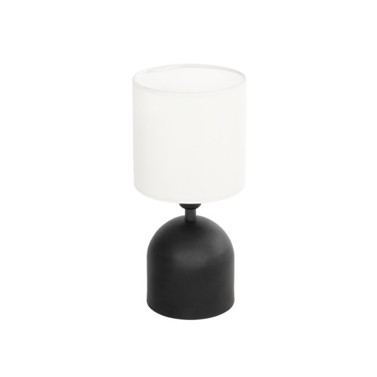 GLOBOSTAR® LOREN 204-0138 Μοντέρνο Επιτραπέζιο Φωτιστικό Πορτατίφ με Ντουί 1 x E14 AC 220-240V IP20 - Μαύρο & Εκρού - Μ15,5 x Π15,5 x Υ33cm GLOBOSTAR® LOREN 204-0138 Μοντέρνο Επιτραπέζιο Φωτιστικό Πορτατίφ με Ντουί 1 x E14 AC 220-240V IP20 - Μαύρο & Εκρού - Μ15,5 x Π15,5 x Υ33cm