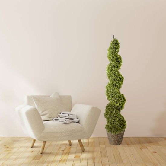 GloboStar® Artificial Garden PATMOS 20270 Διακοσμητικό Πλεκτό Καλάθι - Κασπώ Γλάστρα - Flower Pot Καφέ Φ22 x Υ17cm GloboStar® Artificial Garden PATMOS 20270 Διακοσμητικό Πλεκτό Καλάθι - Κασπώ Γλάστρα - Flower Pot Καφέ Φ22 x Υ17cm