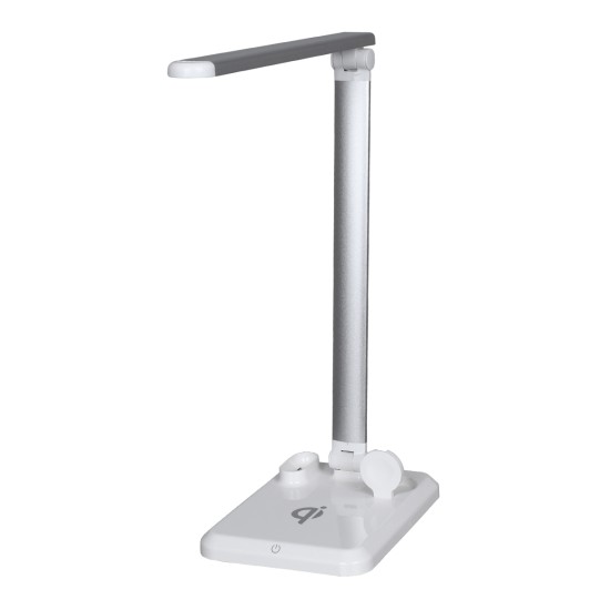 GLOBOSTAR® ONO 86101 Μοντέρνο Επιτραπέζιο Φωτιστικό Γραφείου με Ασύρματη Φόρτιση 10W 2A LED 5W 1000lm 90° DC 5V με USB-C IP20 Φυσικό Λευκό 4500K - Sanan SMD Chip - Λευκό - Μ33 x Π14 x Υ63cm - 2 Χρόνια Εγγύηση GLOBOSTAR® ONO 86101 Μοντέρνο Επιτραπέζιο Φωτιστικό Γραφείου με Ασύρματη Φόρτιση 10W 2A LED 5W 1000lm 90° DC 5V με USB-C IP20 Φυσικό Λευκό 4500K - Sanan SMD Chip - Λευκό - Μ33 x Π14 x Υ63cm - 2 Χρόνια Εγγύηση