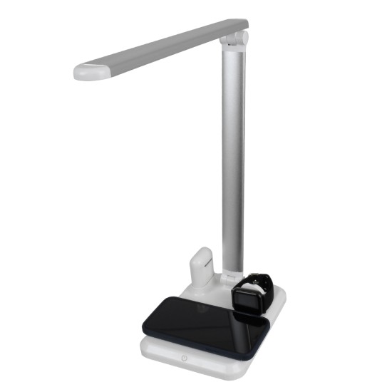 GLOBOSTAR® ONO 86101 Μοντέρνο Επιτραπέζιο Φωτιστικό Γραφείου με Ασύρματη Φόρτιση 10W 2A LED 5W 1000lm 90° DC 5V με USB-C IP20 Φυσικό Λευκό 4500K - Sanan SMD Chip - Λευκό - Μ33 x Π14 x Υ63cm - 2 Χρόνια Εγγύηση GLOBOSTAR® ONO 86101 Μοντέρνο Επιτραπέζιο Φωτιστικό Γραφείου με Ασύρματη Φόρτιση 10W 2A LED 5W 1000lm 90° DC 5V με USB-C IP20 Φυσικό Λευκό 4500K - Sanan SMD Chip - Λευκό - Μ33 x Π14 x Υ63cm - 2 Χρόνια Εγγύηση