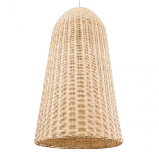 GLOBOSTAR® FAROL 01746 Boho Κρεμαστό Φωτιστικό Οροφής με Ντουί 1 x E27 AC 220-240V IP20 - Μπεζ - Μ60 x Π60 x Y100cm GLOBOSTAR® FAROL 01746 Boho Κρεμαστό Φωτιστικό Οροφής με Ντουί 1 x E27 AC 220-240V IP20 - Μπεζ - Μ60 x Π60 x Y100cm
